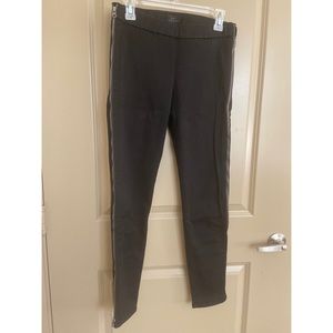 Hudson black pants with zipper detail